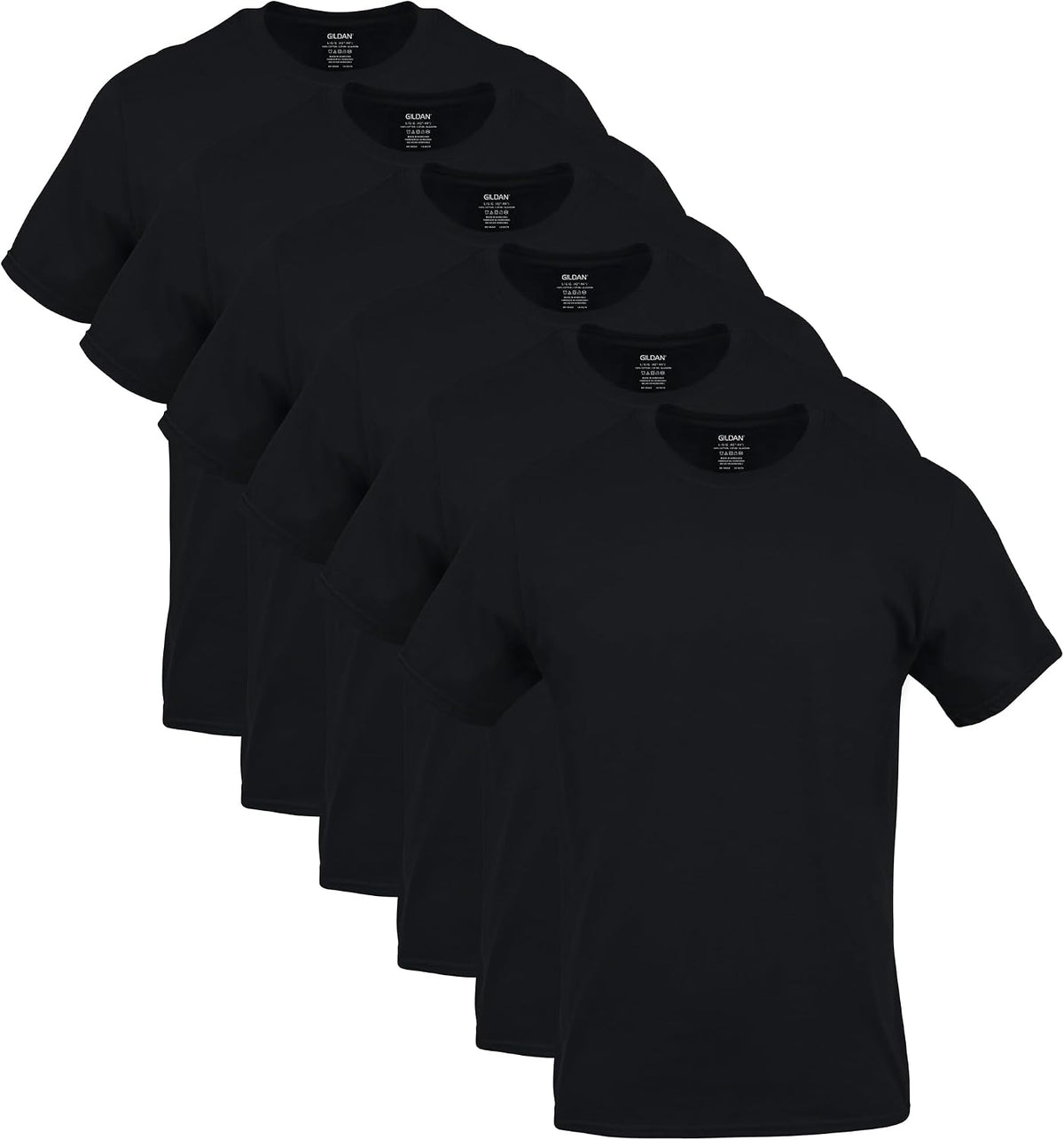 Camiseta masculina básica de algodão em cor sólida