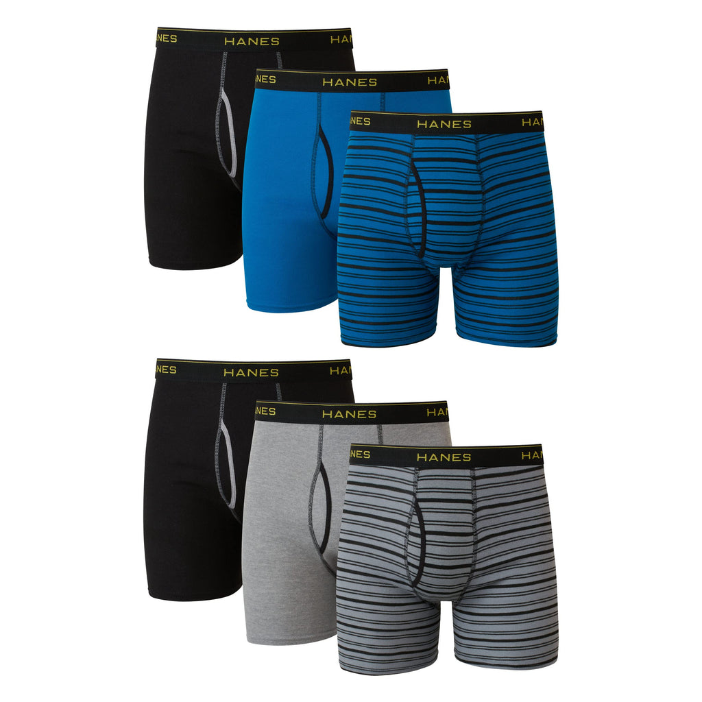 Cueca boxer masculina em modelo, vista de costas