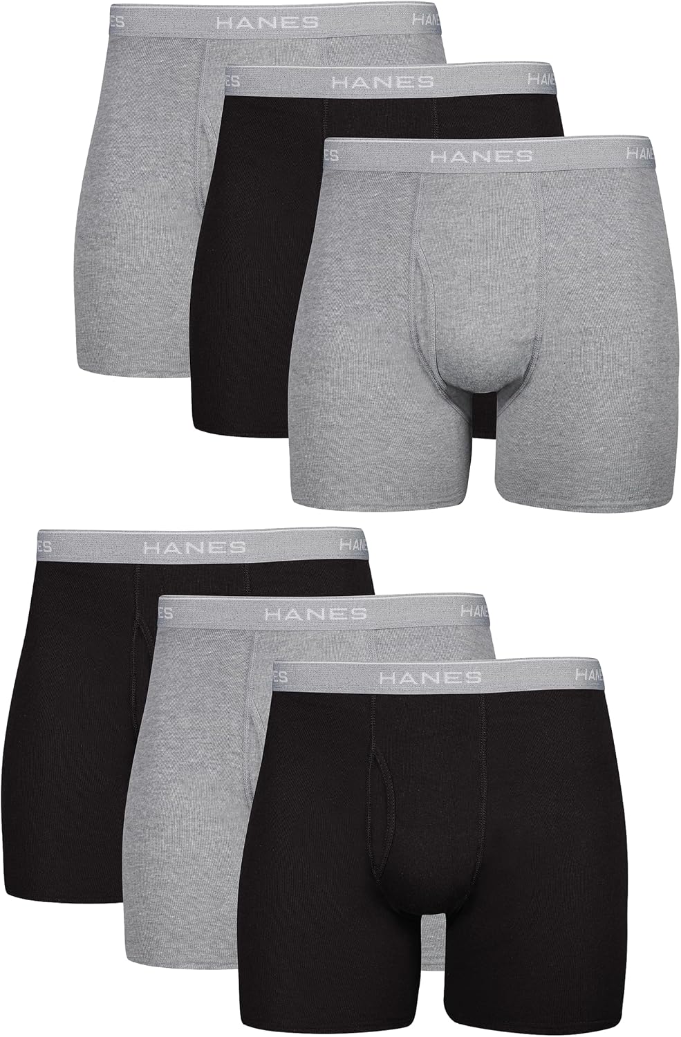 Cueca boxer masculina de tecido macio com cós elástico