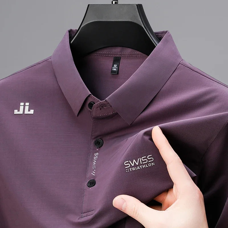 Men's regular fit polo shirt, short sleeve soft fabric casual summer fashion tee