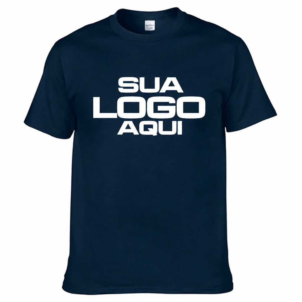 T-shirt personalizada de algodão para homem com nome e mensagem próprios, design exclusivo