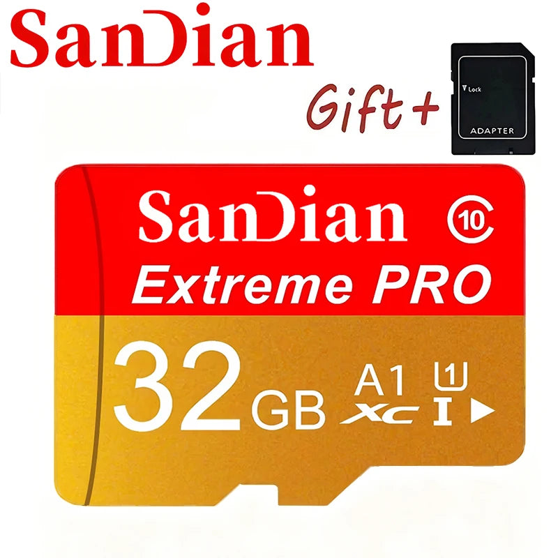 Cartão micro SD Elite V60 de 64GB e 32GB para câmera corporal e smart TV